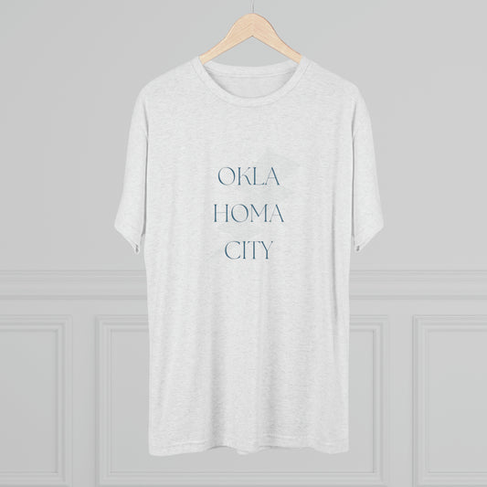 Okla Unisex Tri-Blend Crew Tee