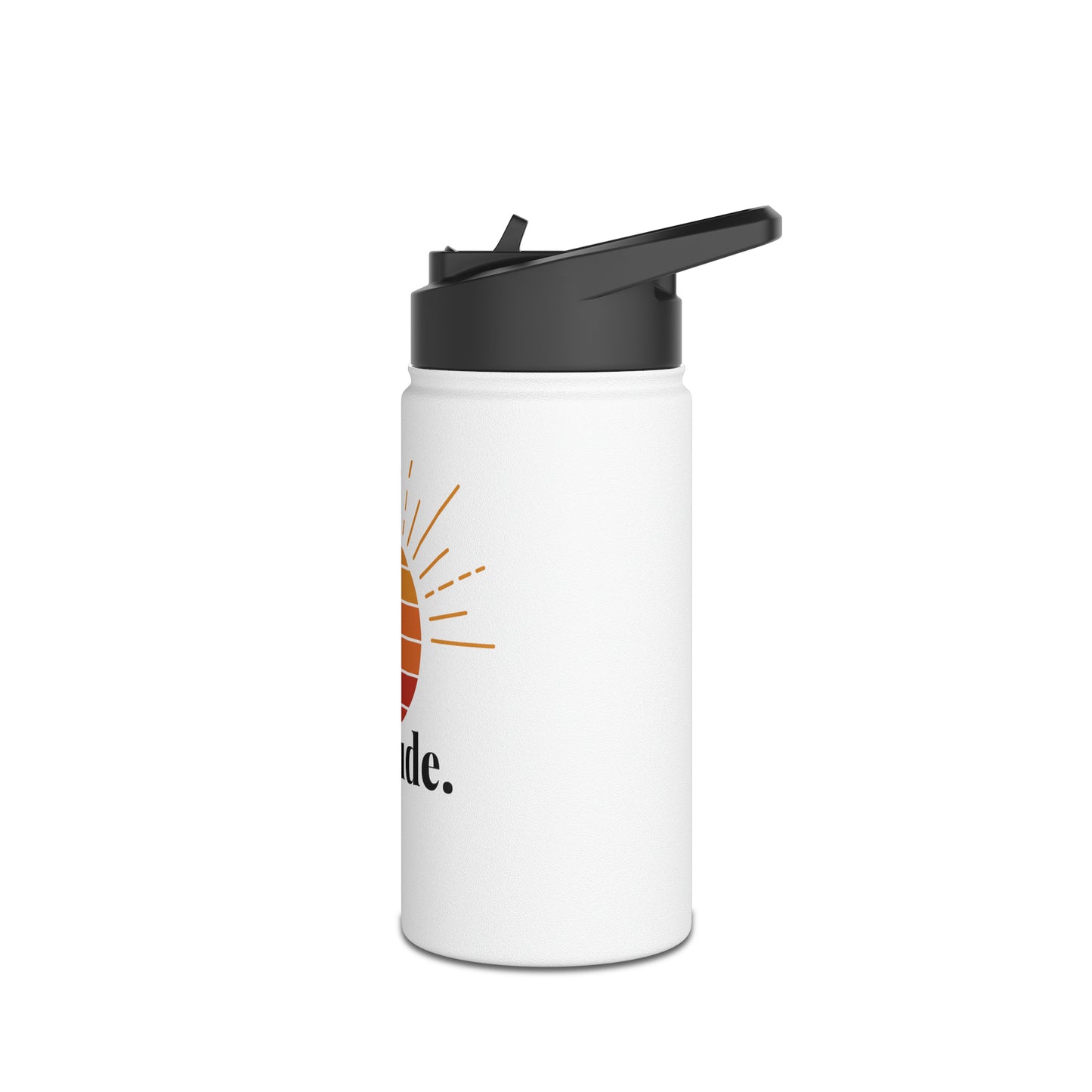 Include Stainless Steel Water Bottle, Standard Lid