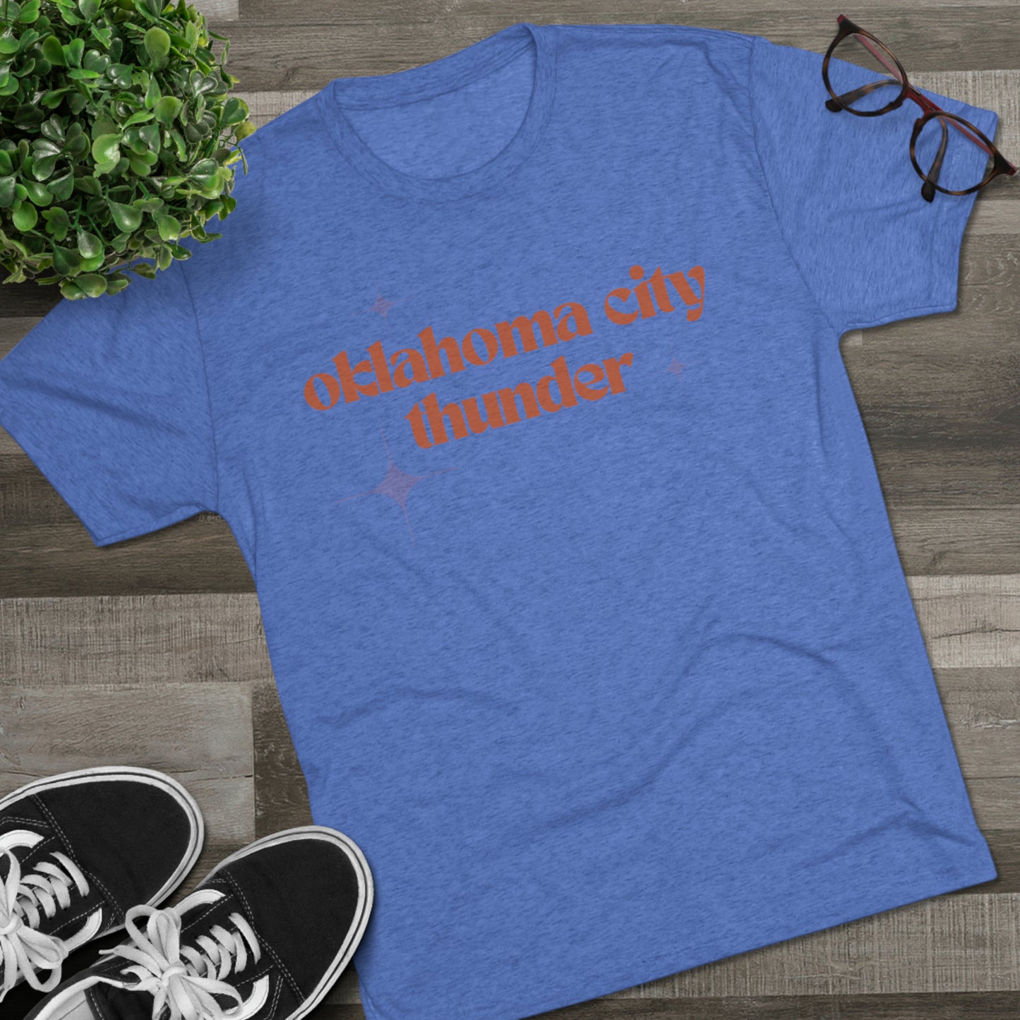 Oklahoma City Thunder Unisex Tri-Blend Crew Tee