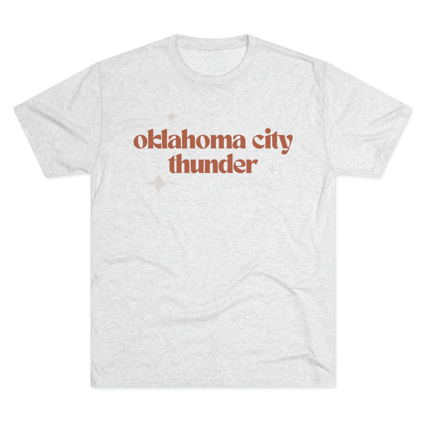 Oklahoma City Thunder Unisex Tri-Blend Crew Tee