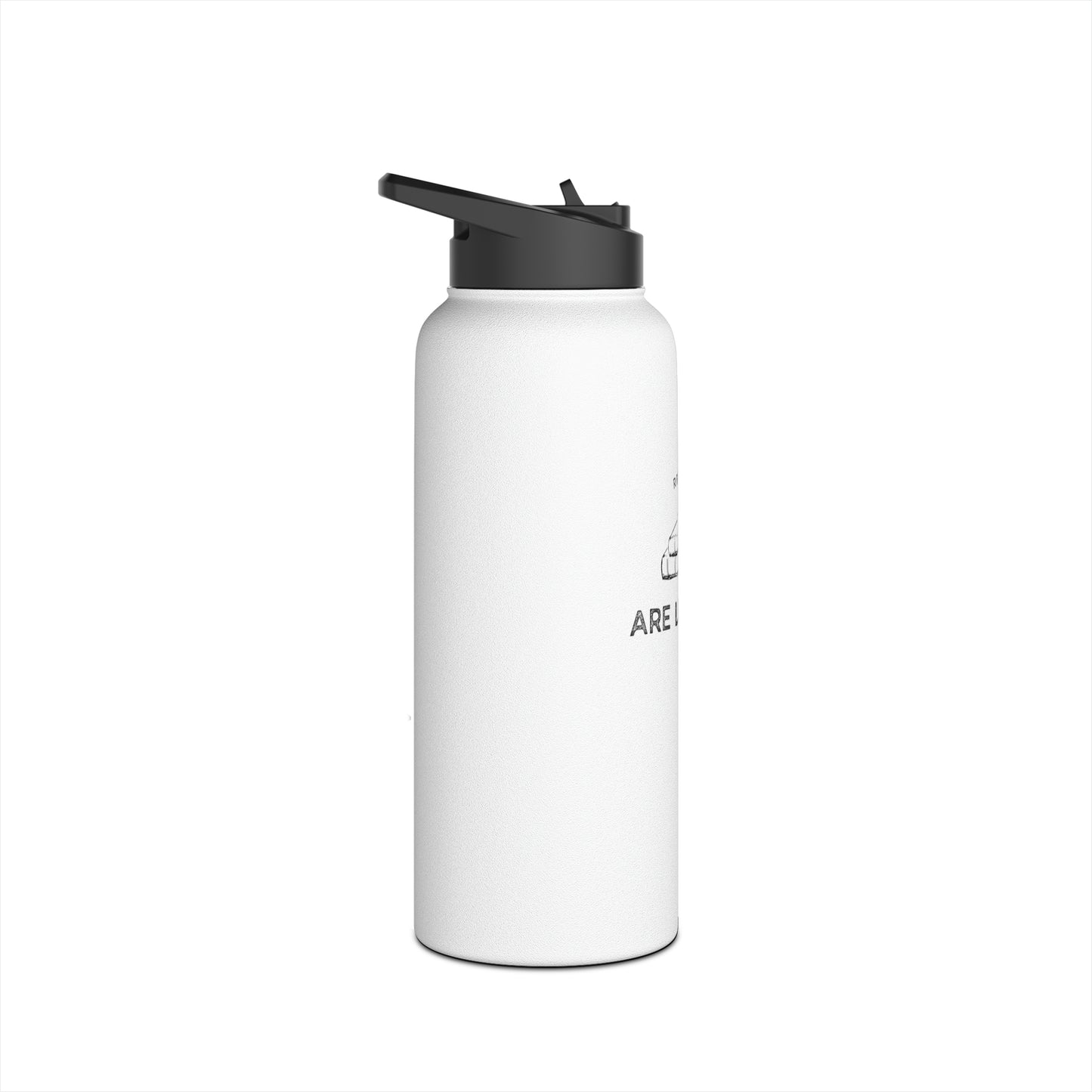 Readers Are Leaders Stainless Steel Water Bottle, Standard Lid