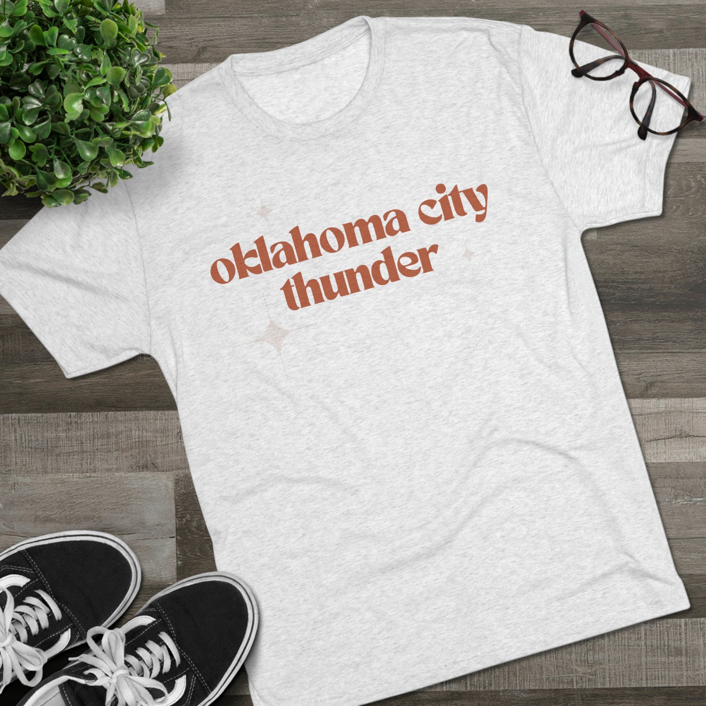 Oklahoma City Thunder Unisex Tri-Blend Crew Tee