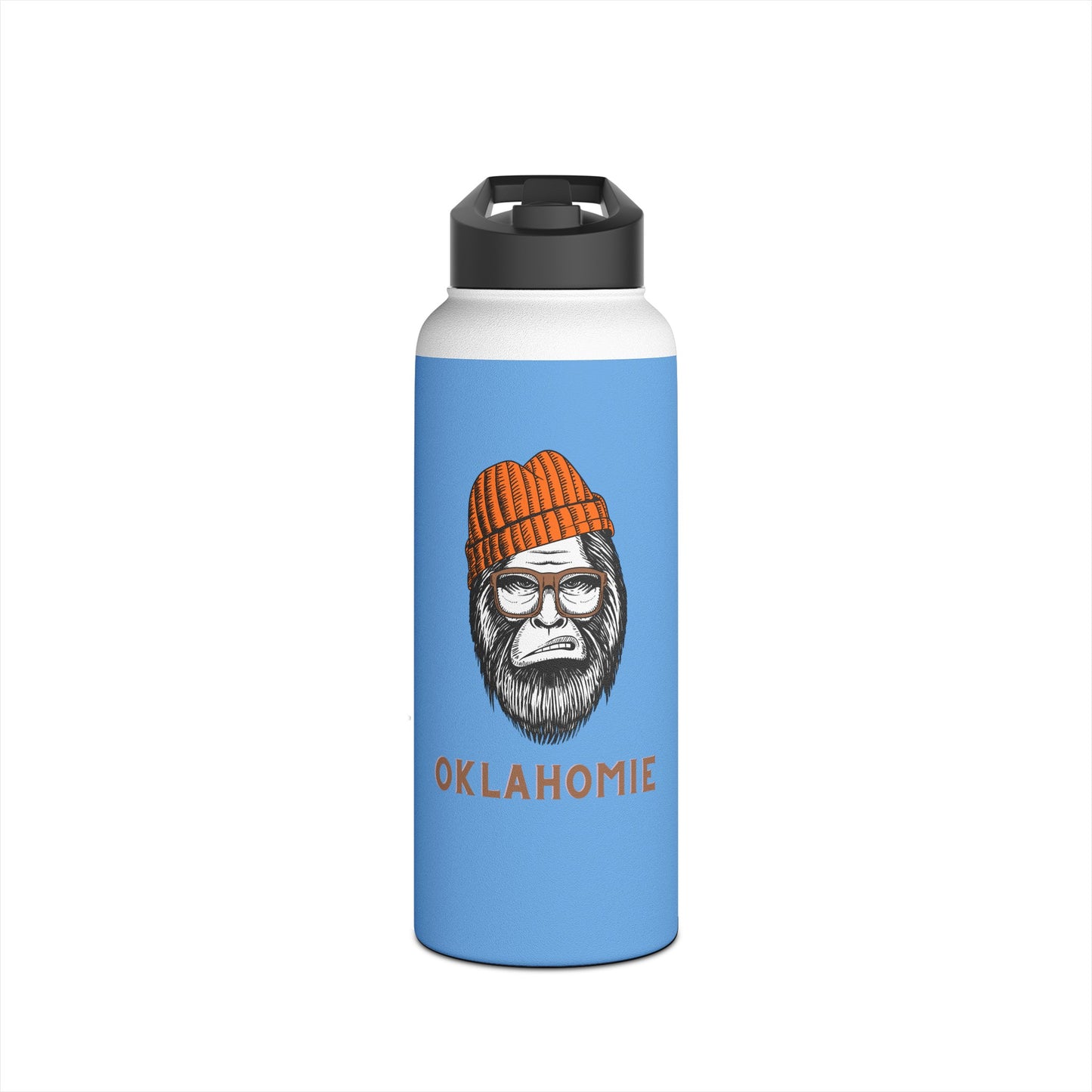 Oklahomie Stainless Steel Water Bottle, Standard Lid