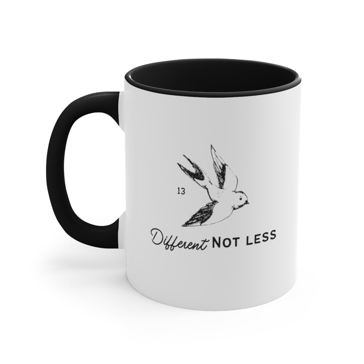 Different Not Less Mug, 11oz