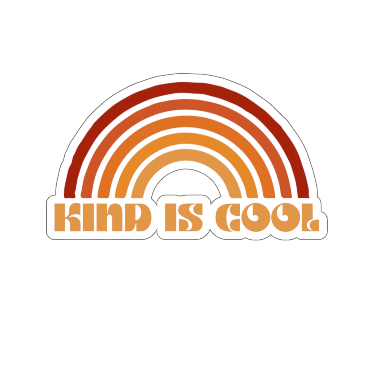 Kind Is Cool Kiss-Cut Stickers