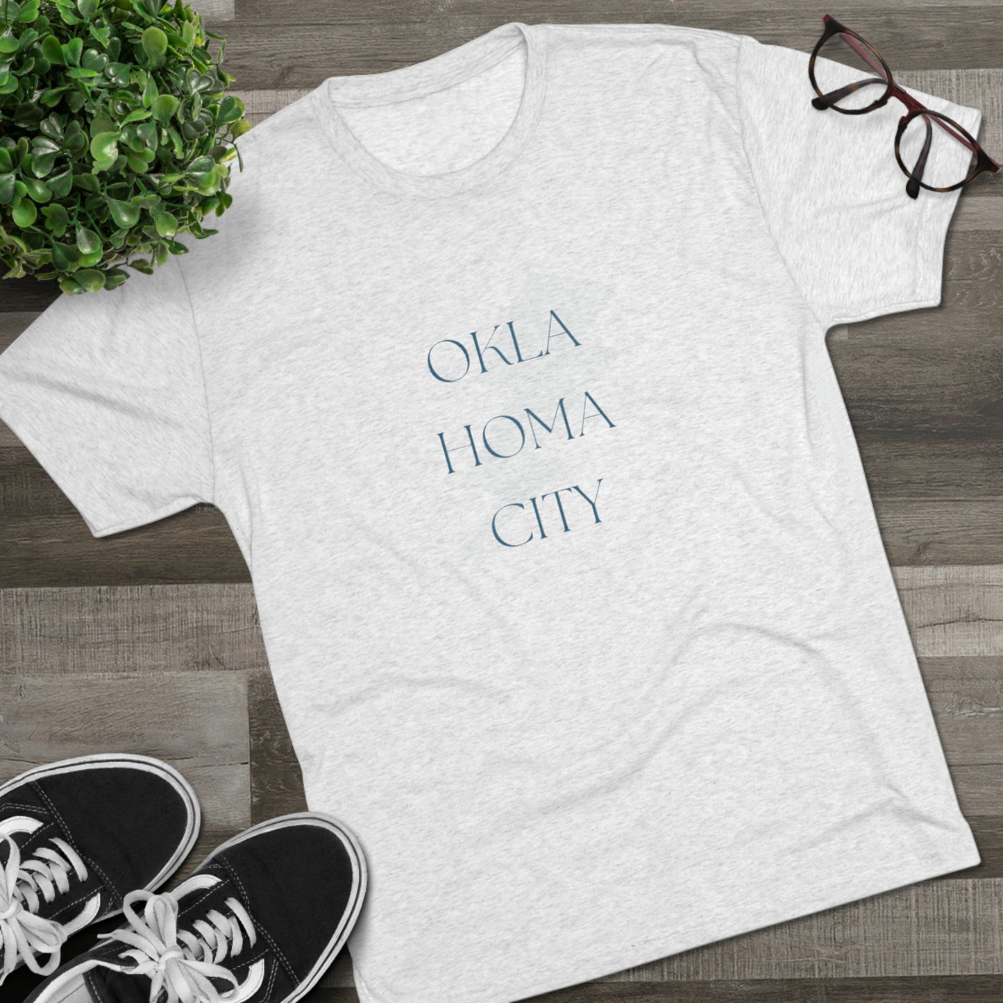 Okla Unisex Tri-Blend Crew Tee