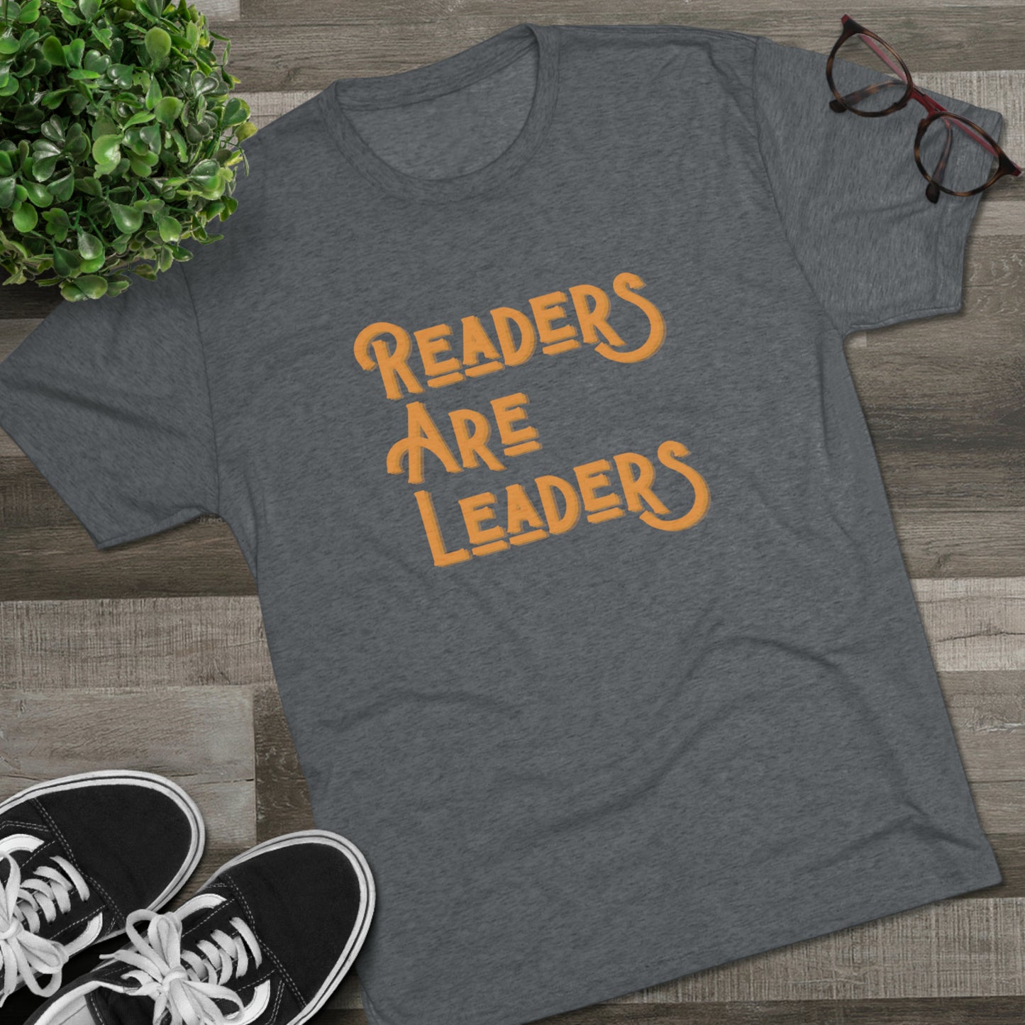 Readers Are Leaders Unisex Tri-Blend Crew Tee