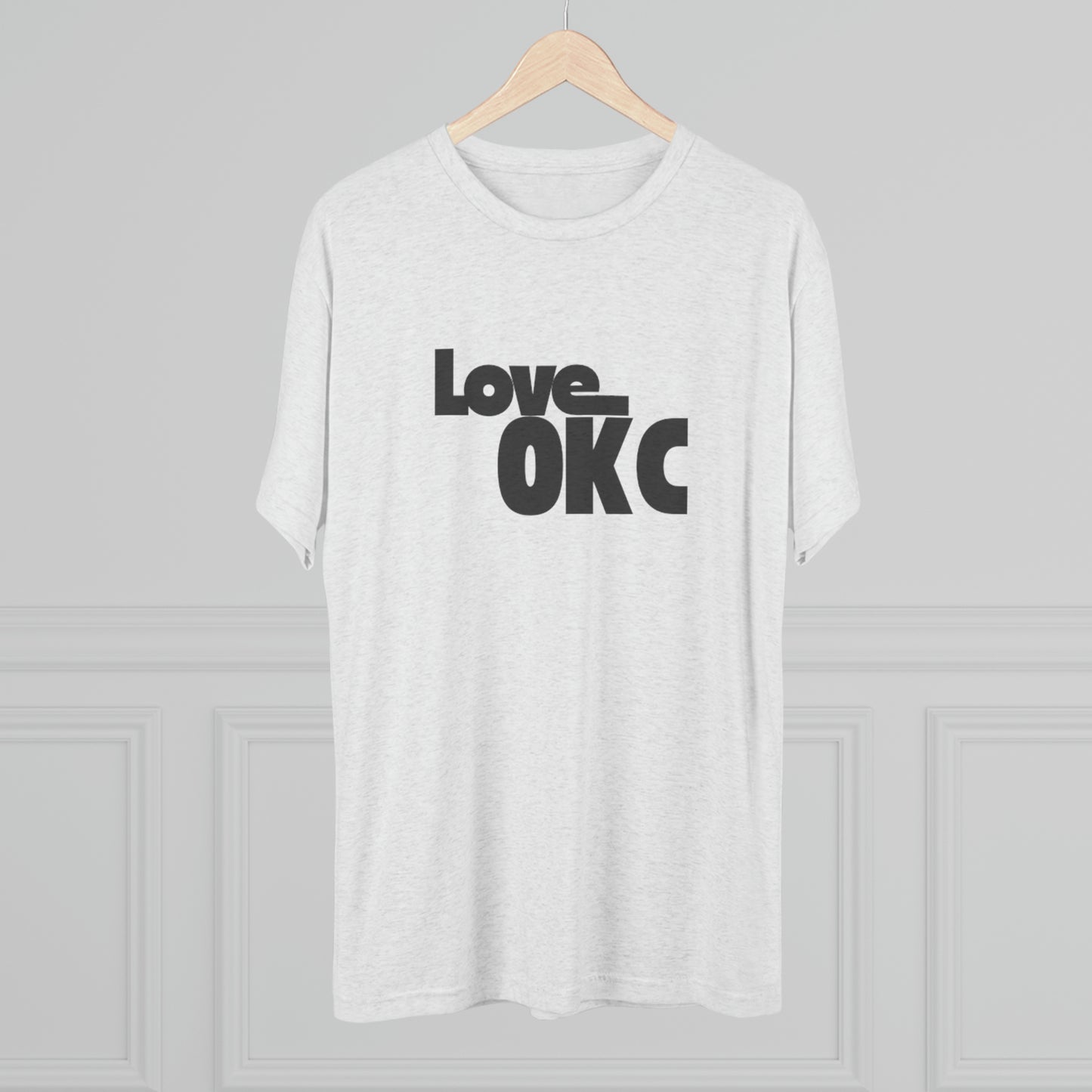 Love OKC Unisex Tri-Blend Crew Tee