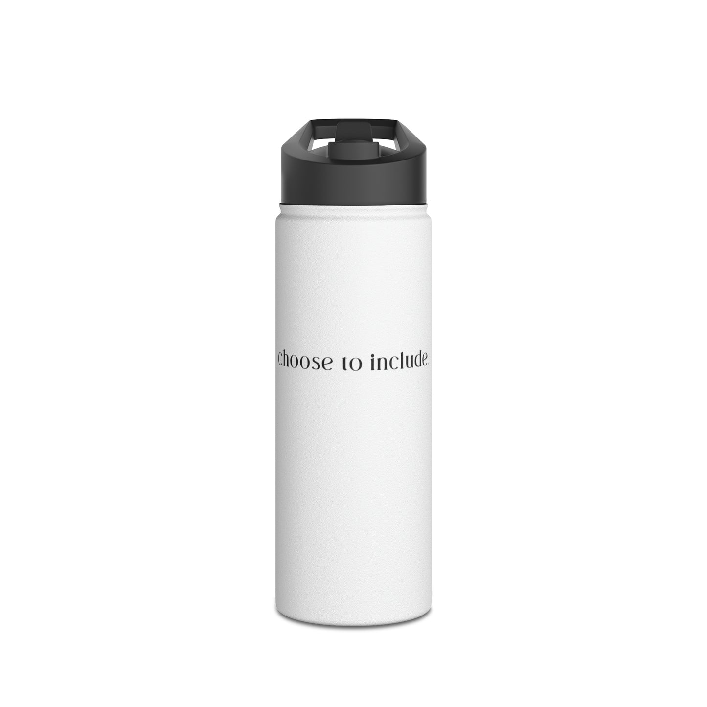 Choose To Include Stainless Steel Water Bottle, Standard Lid