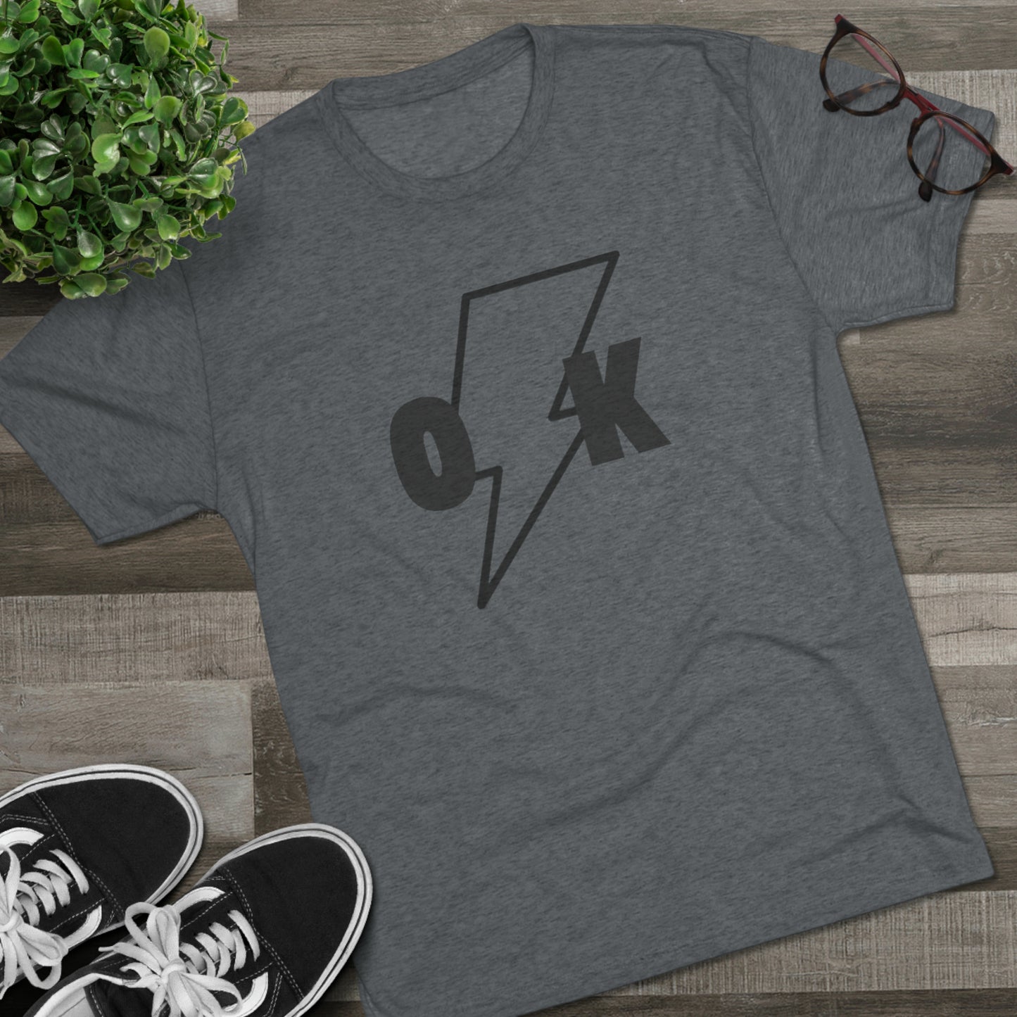 OK Unisex Tri-Blend Crew Tee