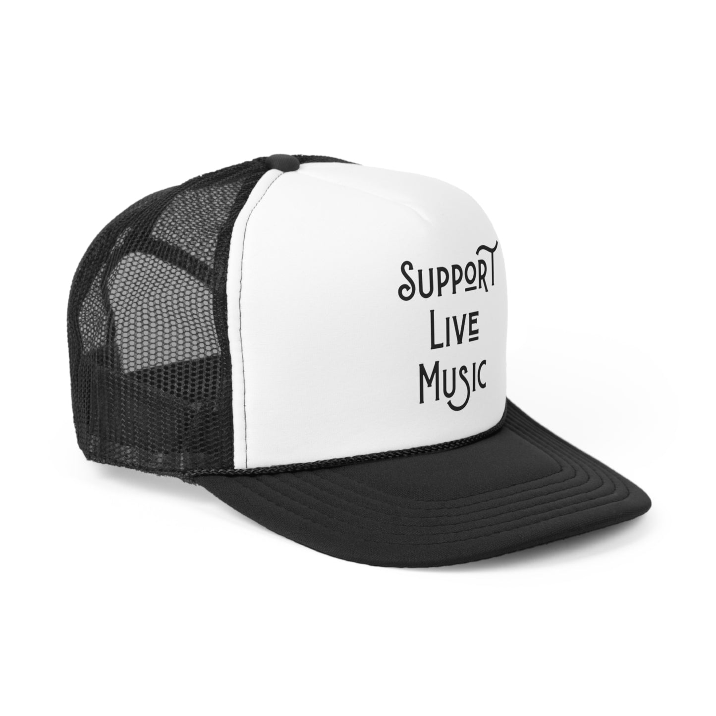 Support Live Music Trucker Caps