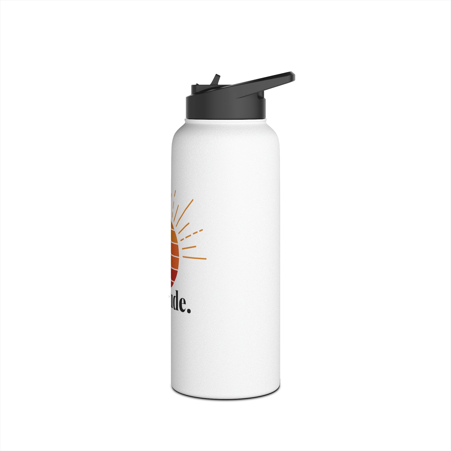 Include Stainless Steel Water Bottle, Standard Lid