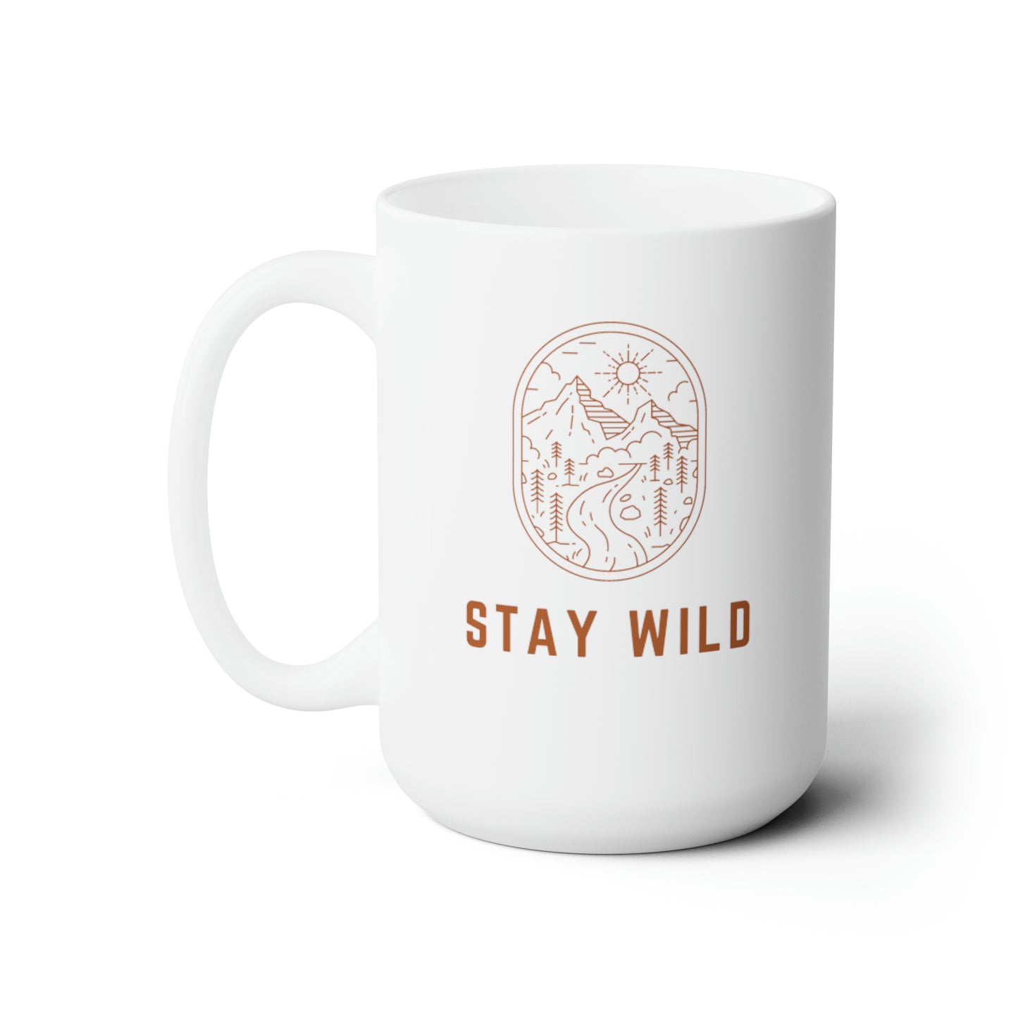 Stay Wild Ceramic Mug 15oz