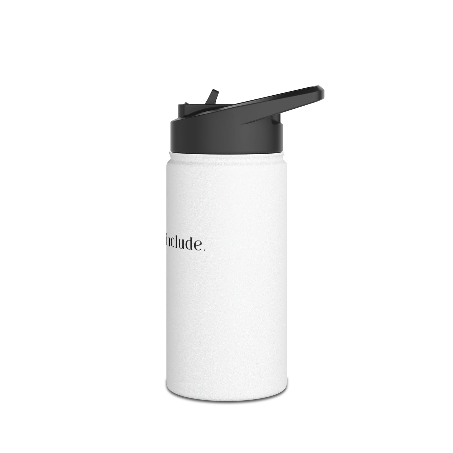 Choose To Include Stainless Steel Water Bottle, Standard Lid