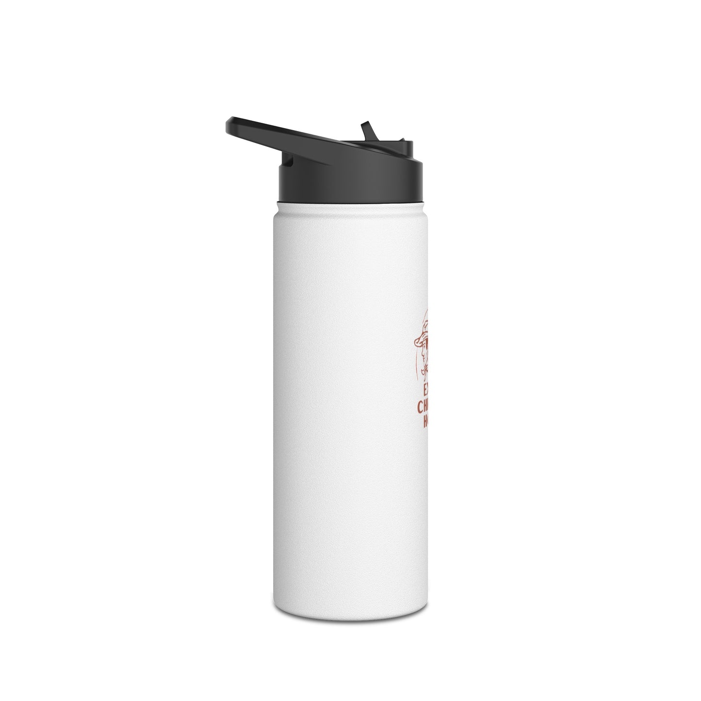 Extra Chromie Stainless Steel Water Bottle, Standard Lid