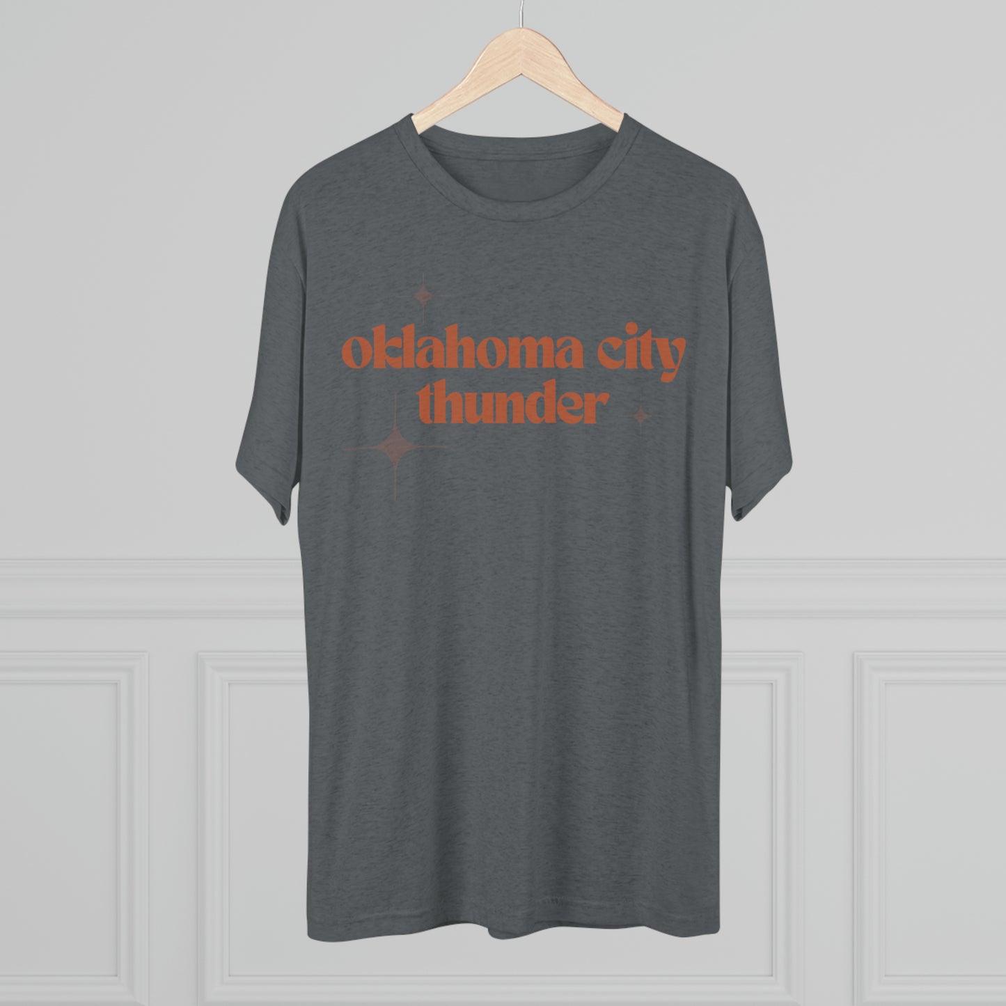 Oklahoma City Thunder Unisex Tri-Blend Crew Tee