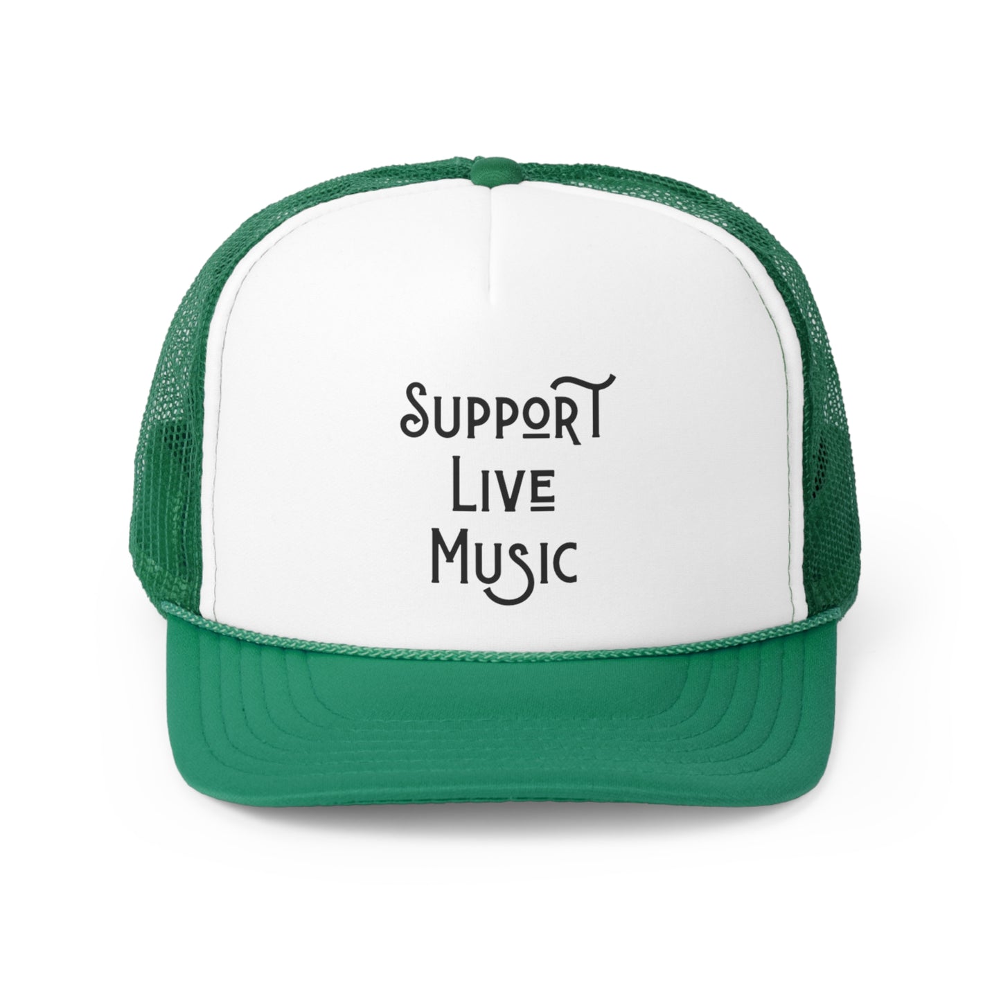 Support Live Music Trucker Caps