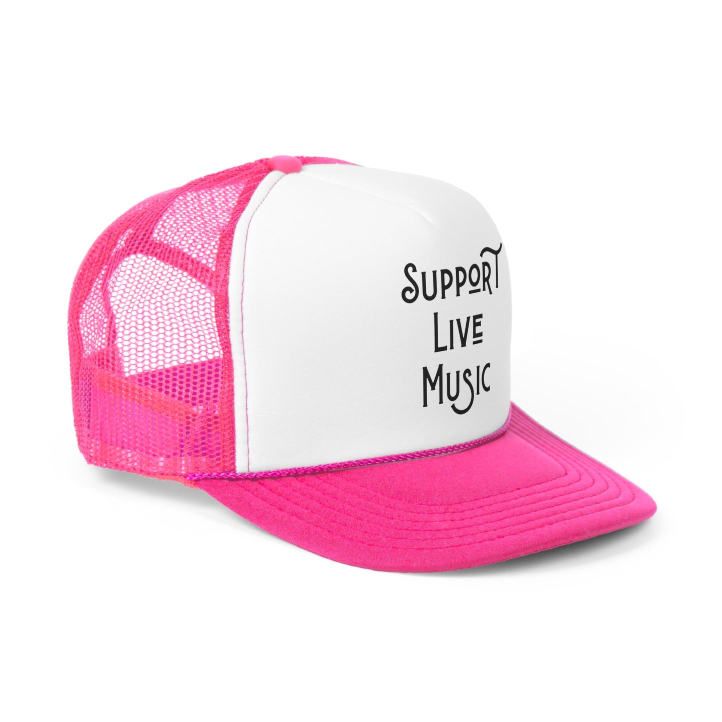 Support Live Music Trucker Caps