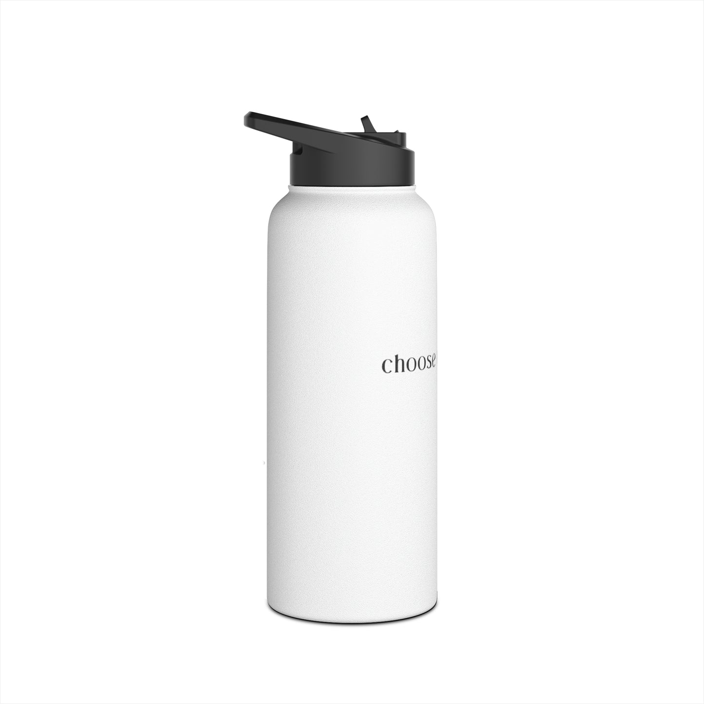 Choose To Include Stainless Steel Water Bottle, Standard Lid