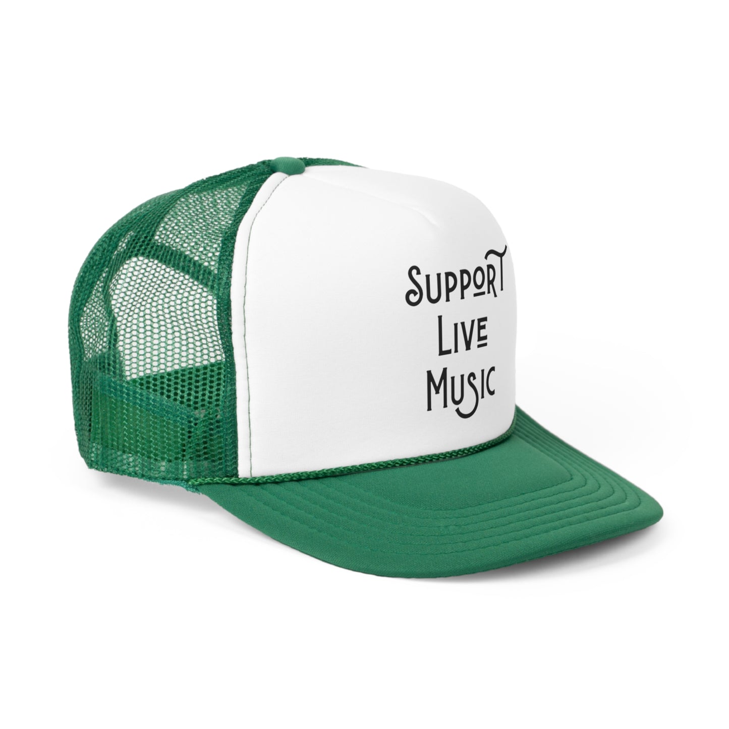 Support Live Music Trucker Caps