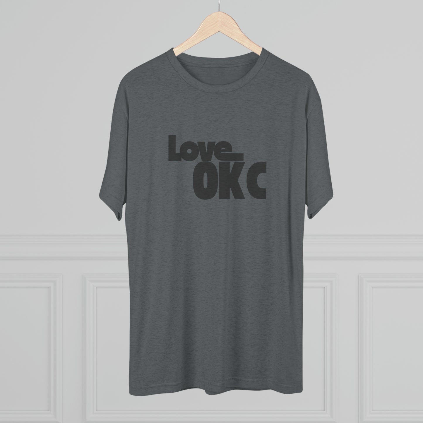 Love OKC Unisex Tri-Blend Crew Tee