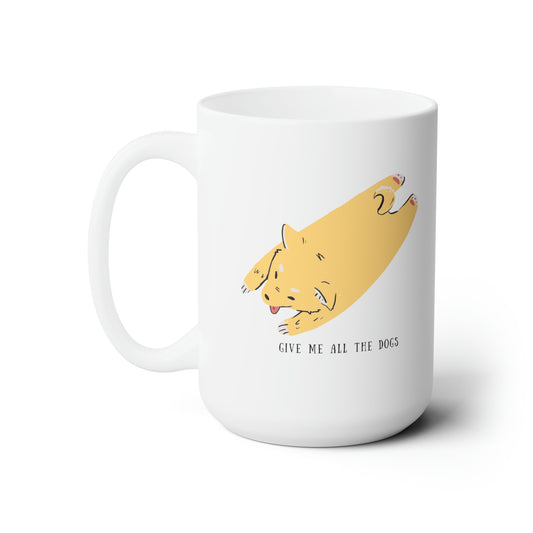 Dogs Ceramic Mug 15oz