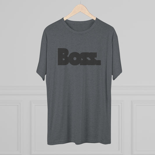 Boss Unisex Tri-Blend Crew Tee