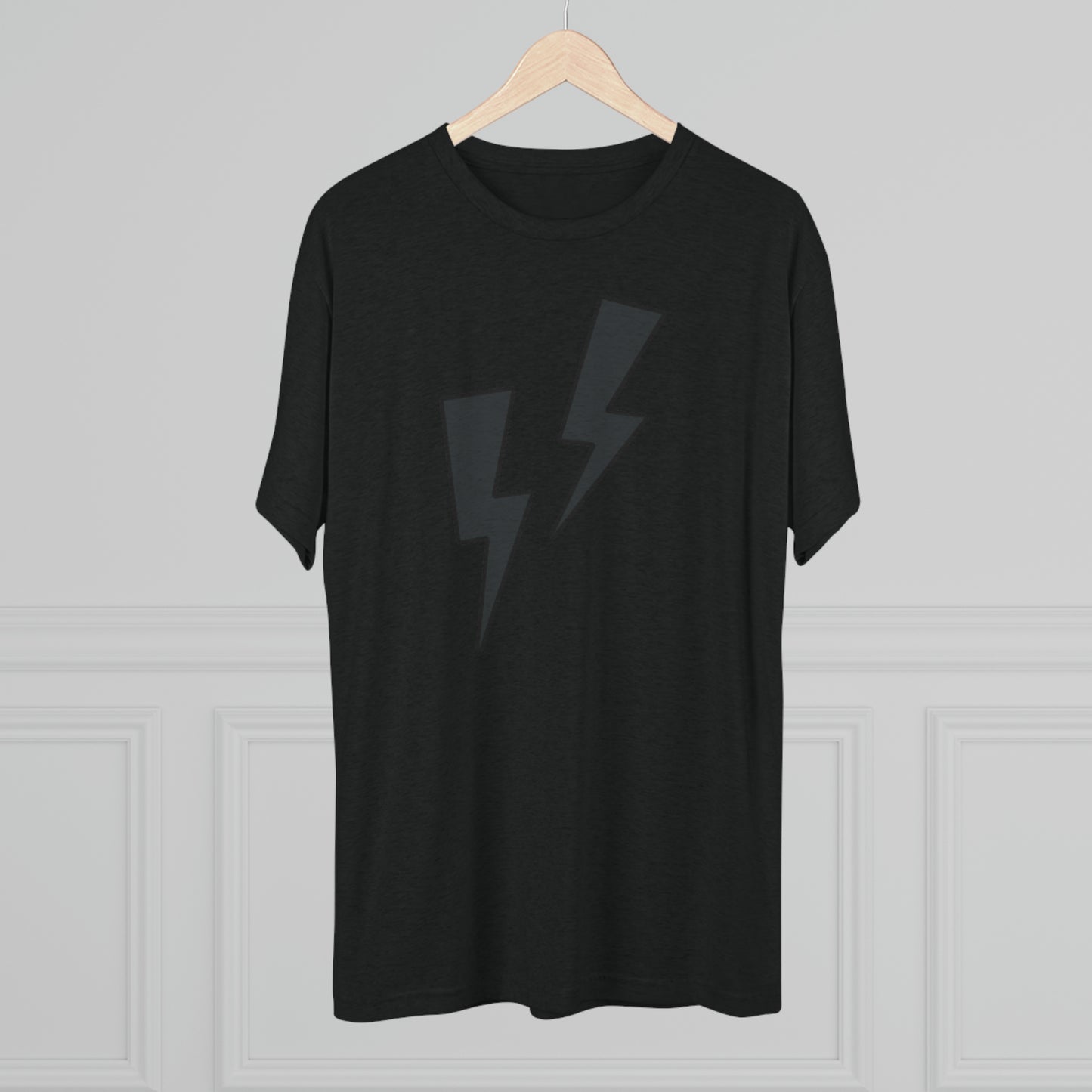 Monotone Thunder Unisex Tri-Blend Crew Tee