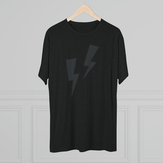 Monotone Thunder Unisex Tri-Blend Crew Tee