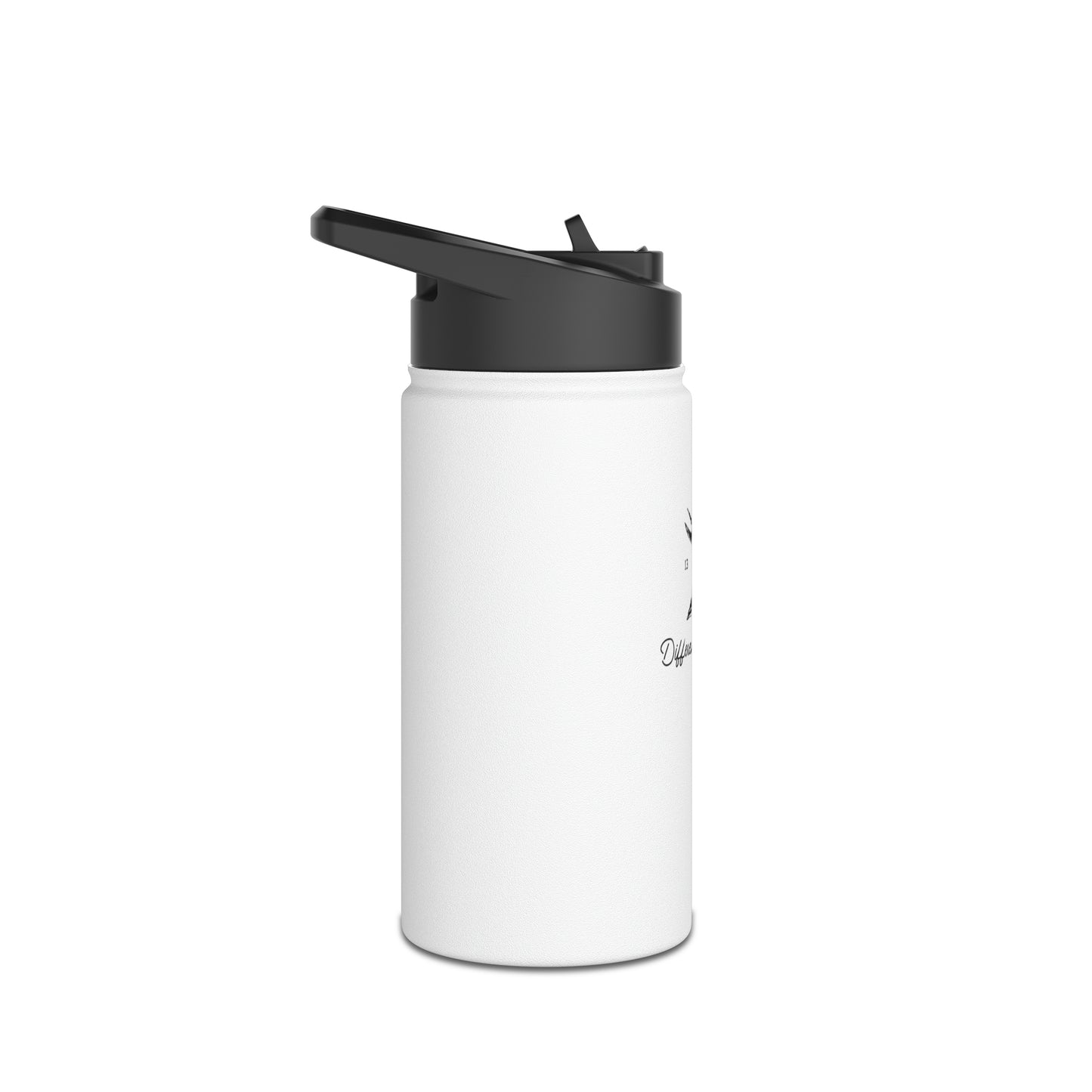 Different Not Less Stainless Steel Water Bottle, Standard Lid