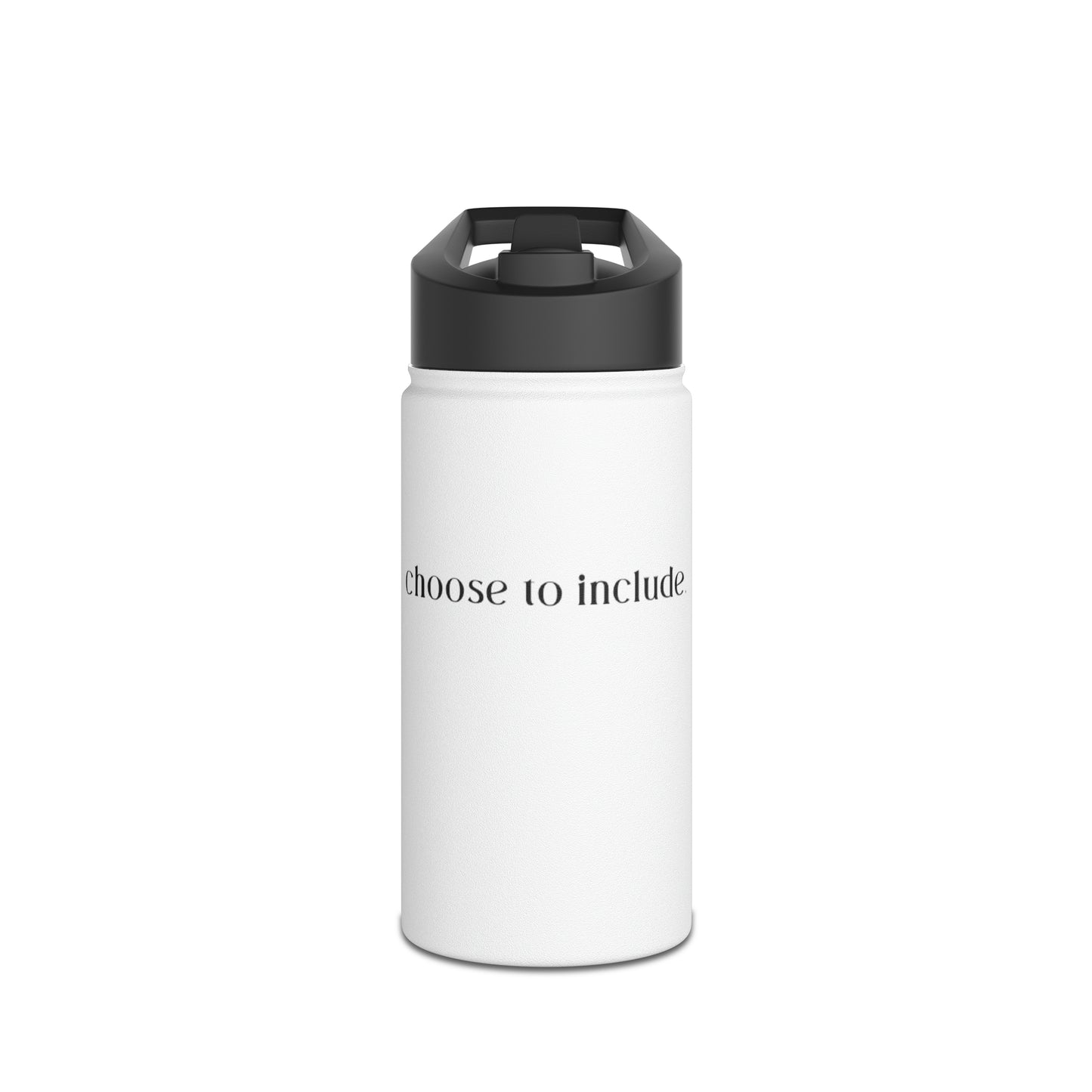 Choose To Include Stainless Steel Water Bottle, Standard Lid