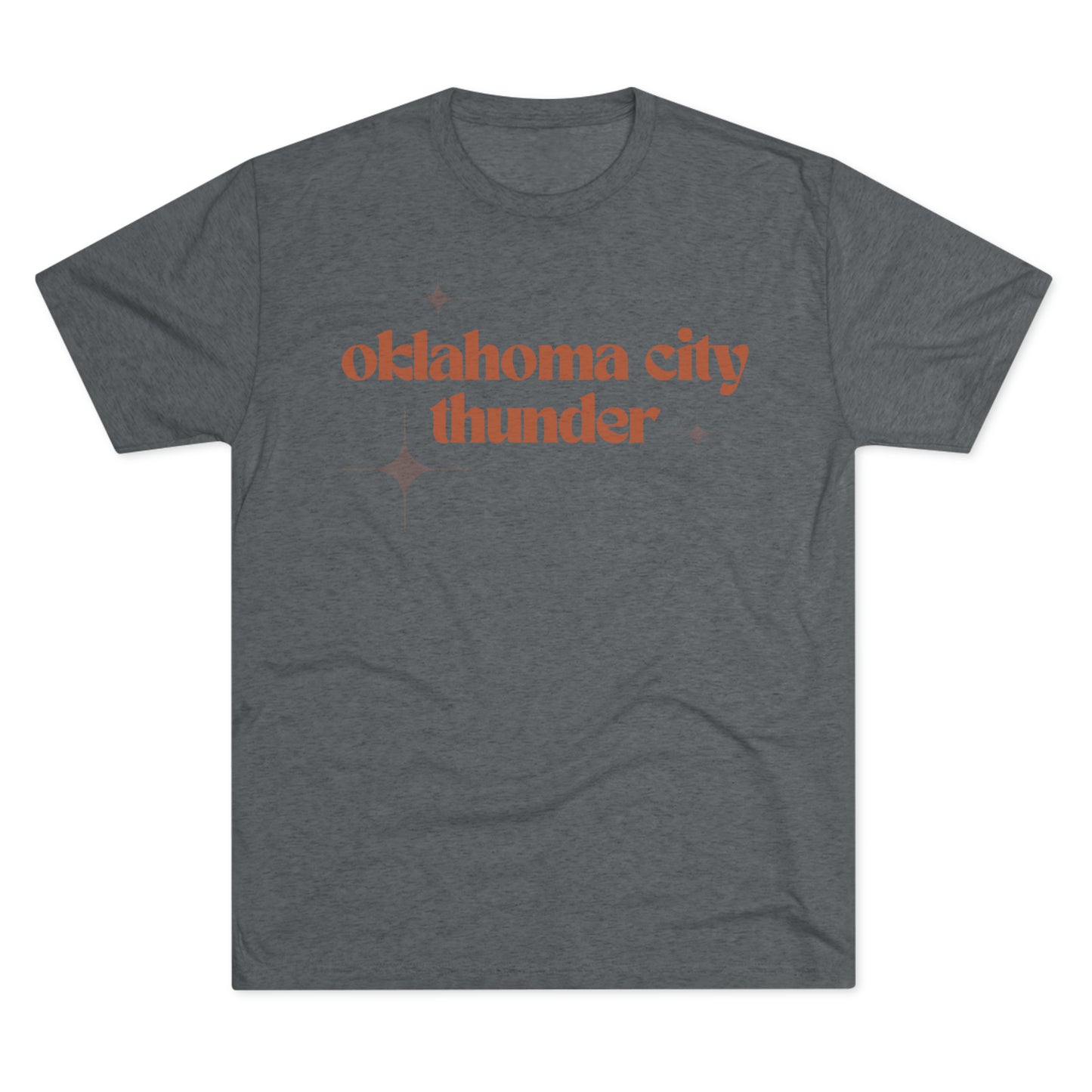 Oklahoma City Thunder Unisex Tri-Blend Crew Tee