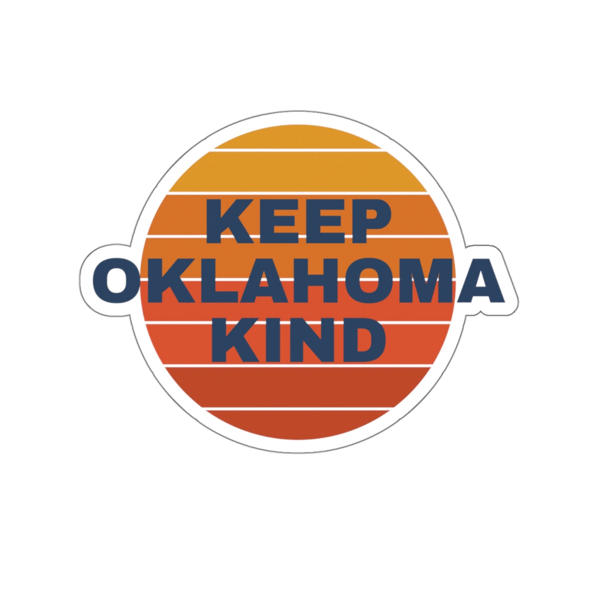 Keep Oklahoma Kind Kiss-Cut Stickers