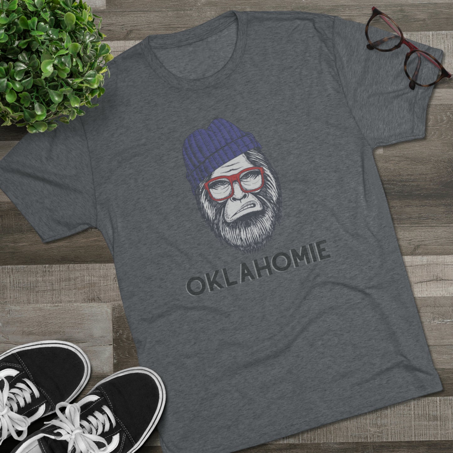 Oklahomie Unisex Tri-Blend Crew Tee