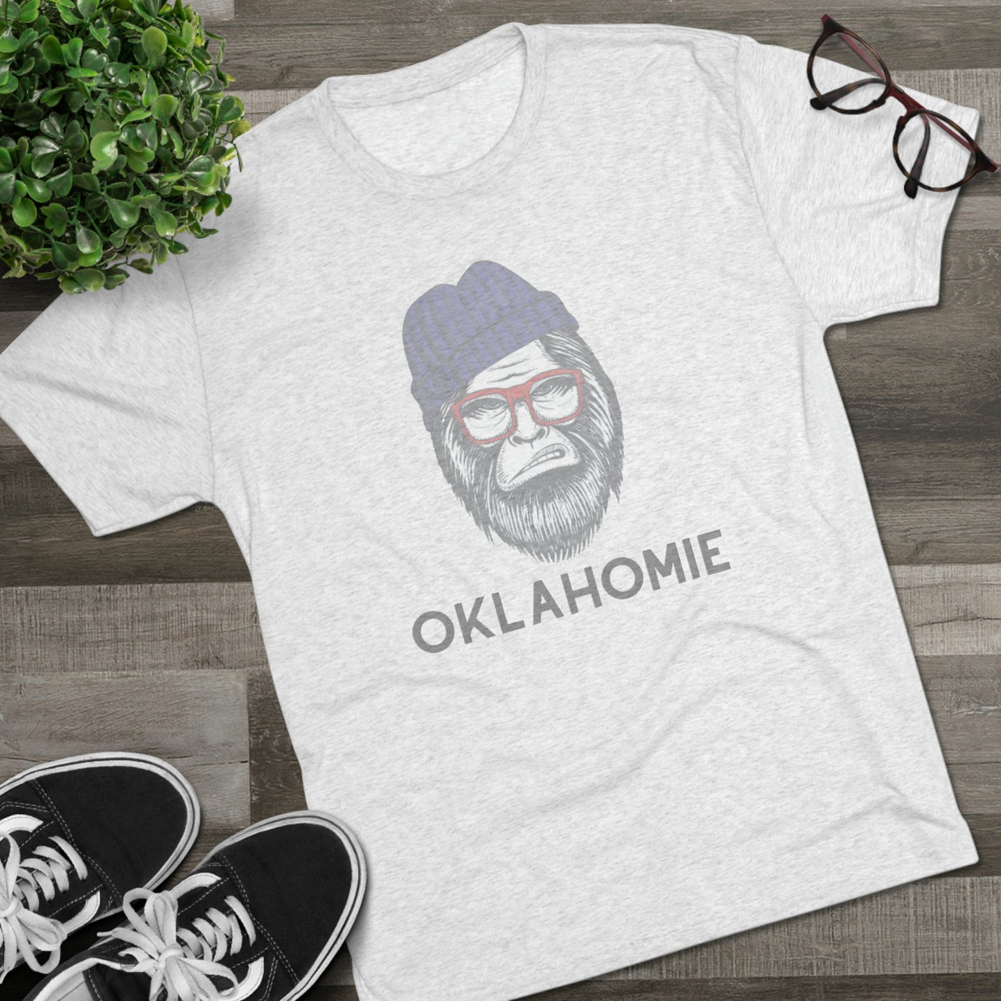 Oklahomie Unisex Tri-Blend Crew Tee