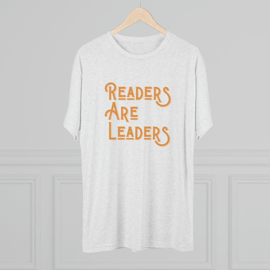 Readers Are Leaders Unisex Tri-Blend Crew Tee