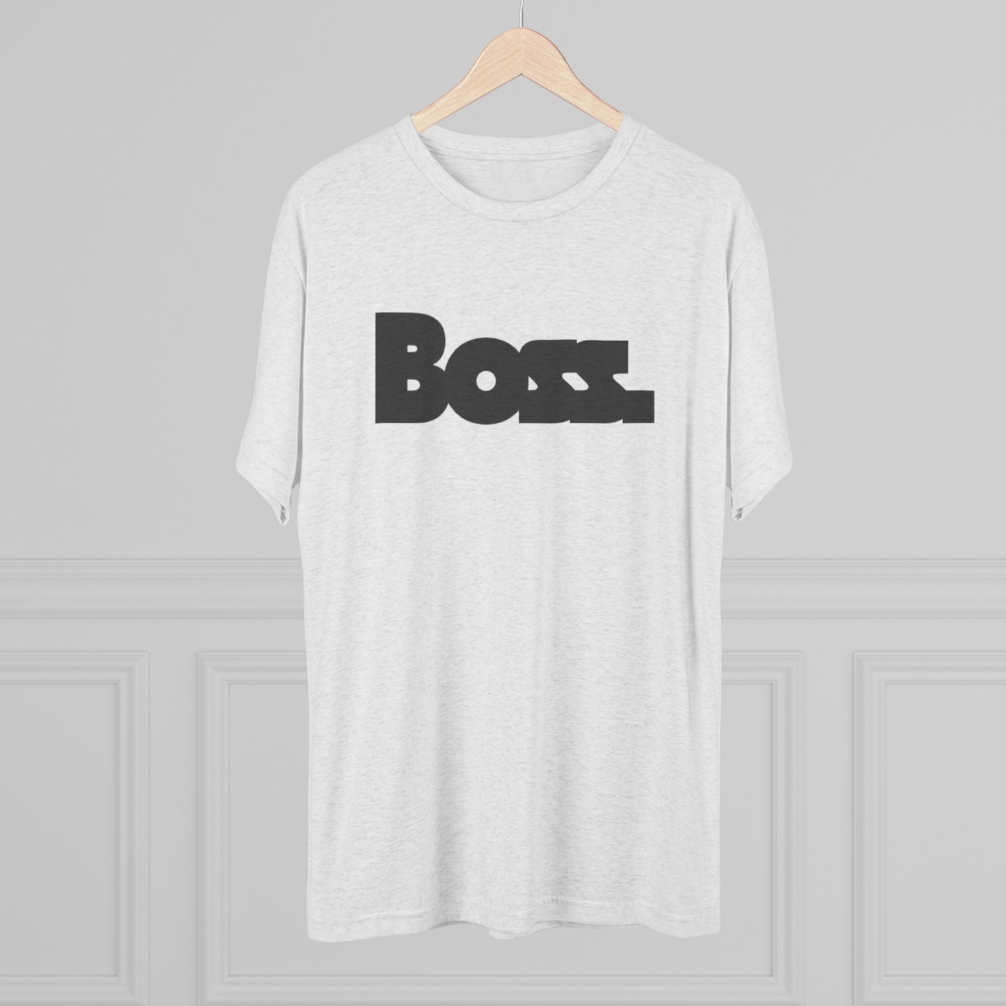 Boss Unisex Tri-Blend Crew Tee