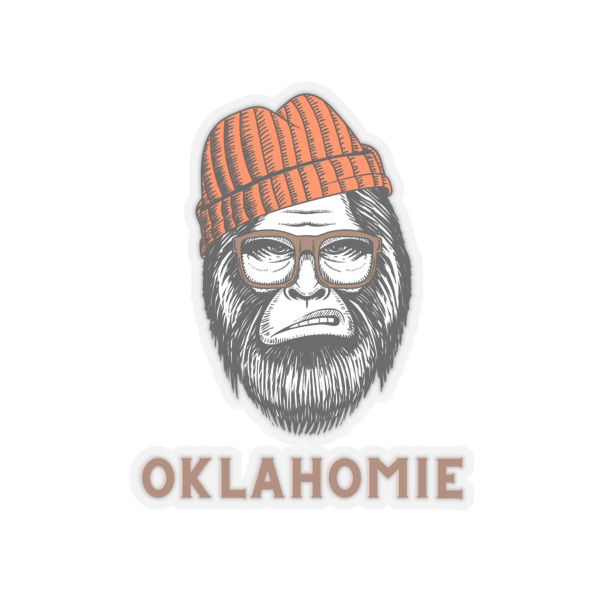 Oklahomie Kiss-Cut Stickers