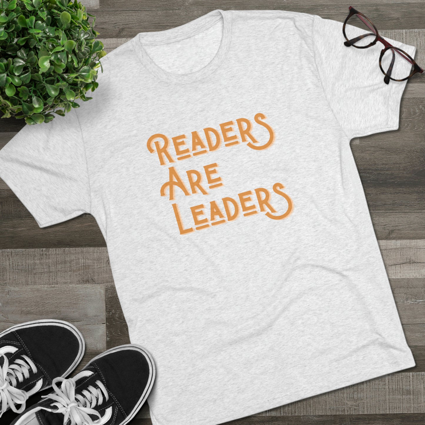 Readers Are Leaders Unisex Tri-Blend Crew Tee