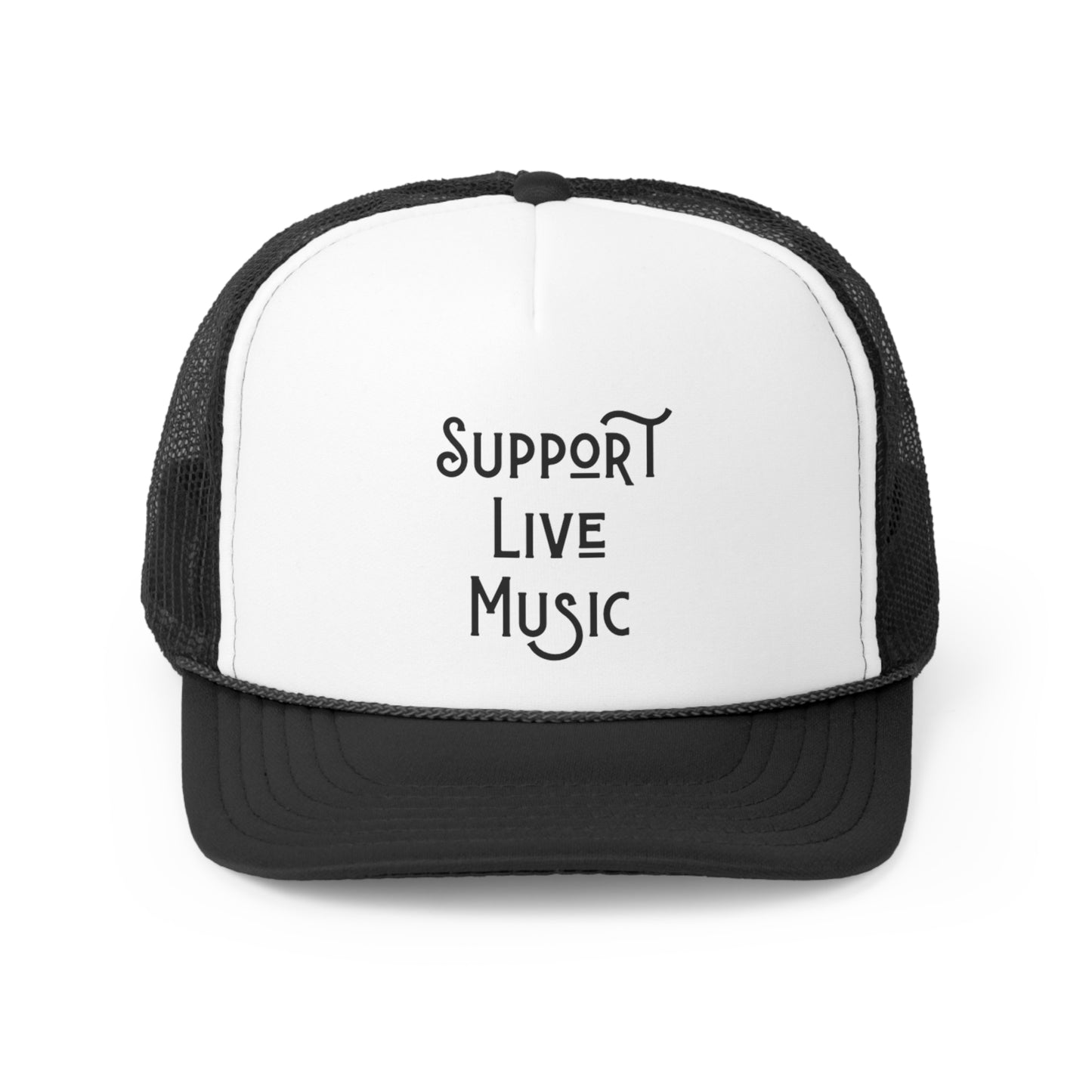 Support Live Music Trucker Caps