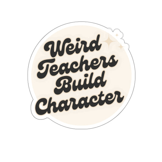 Weird Teachers Kiss-Cut Stickers