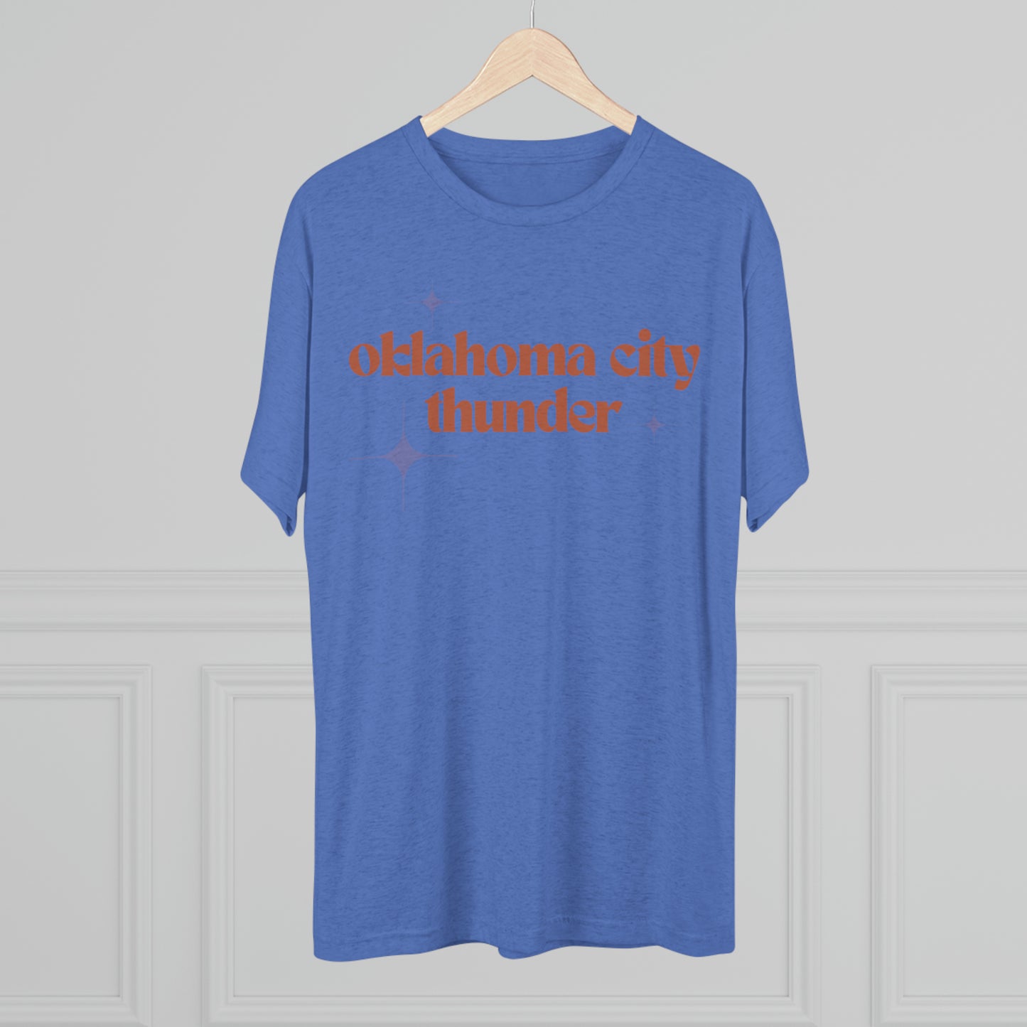 Oklahoma City Thunder Unisex Tri-Blend Crew Tee