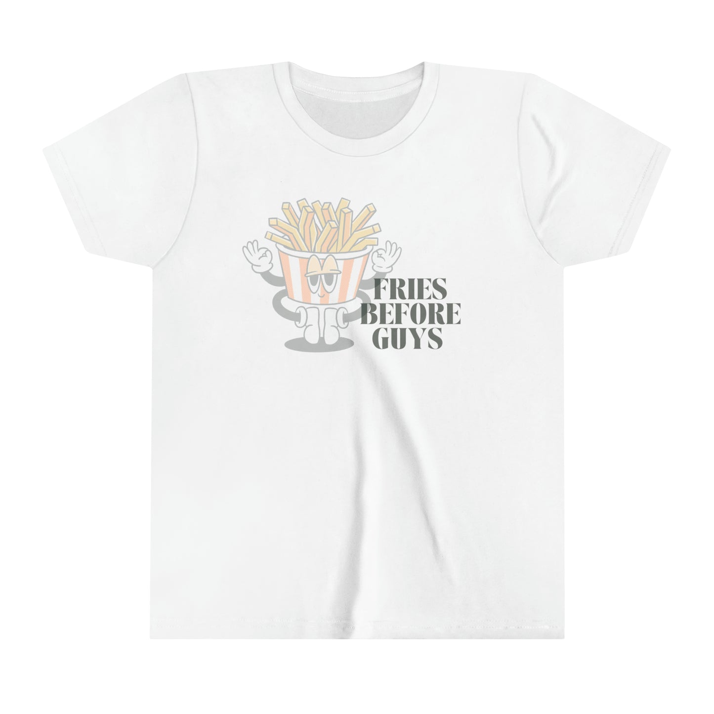 Fries Before Guys Youth Short Sleeve Tee