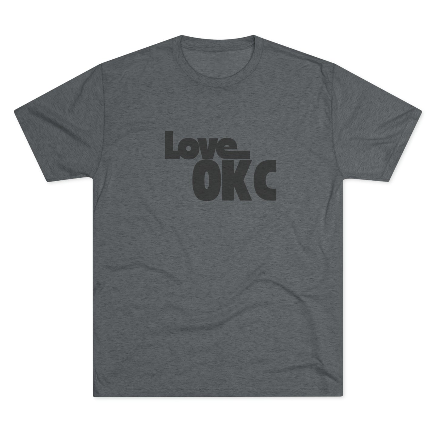 Love OKC Unisex Tri-Blend Crew Tee