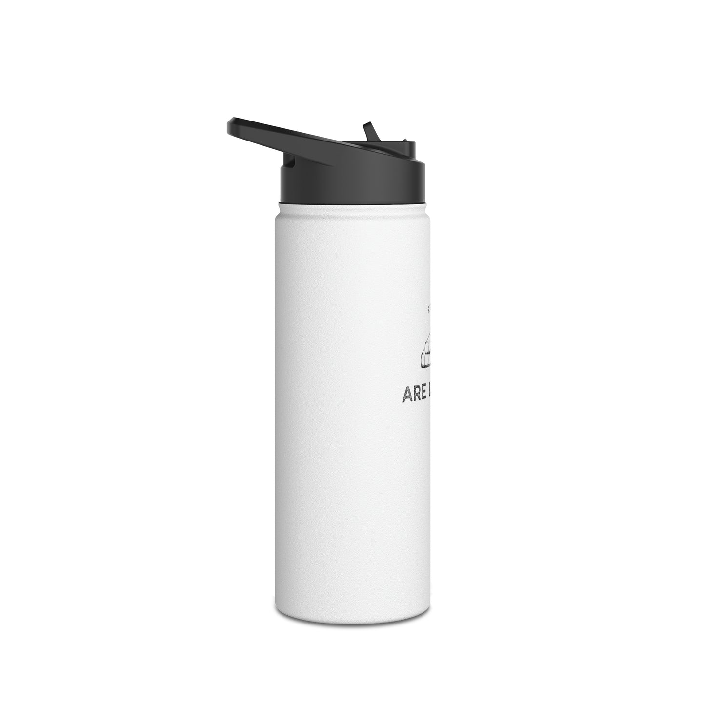 Readers Are Leaders Stainless Steel Water Bottle, Standard Lid