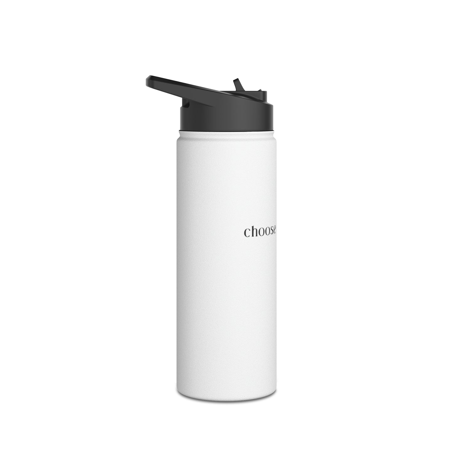 Choose To Include Stainless Steel Water Bottle, Standard Lid