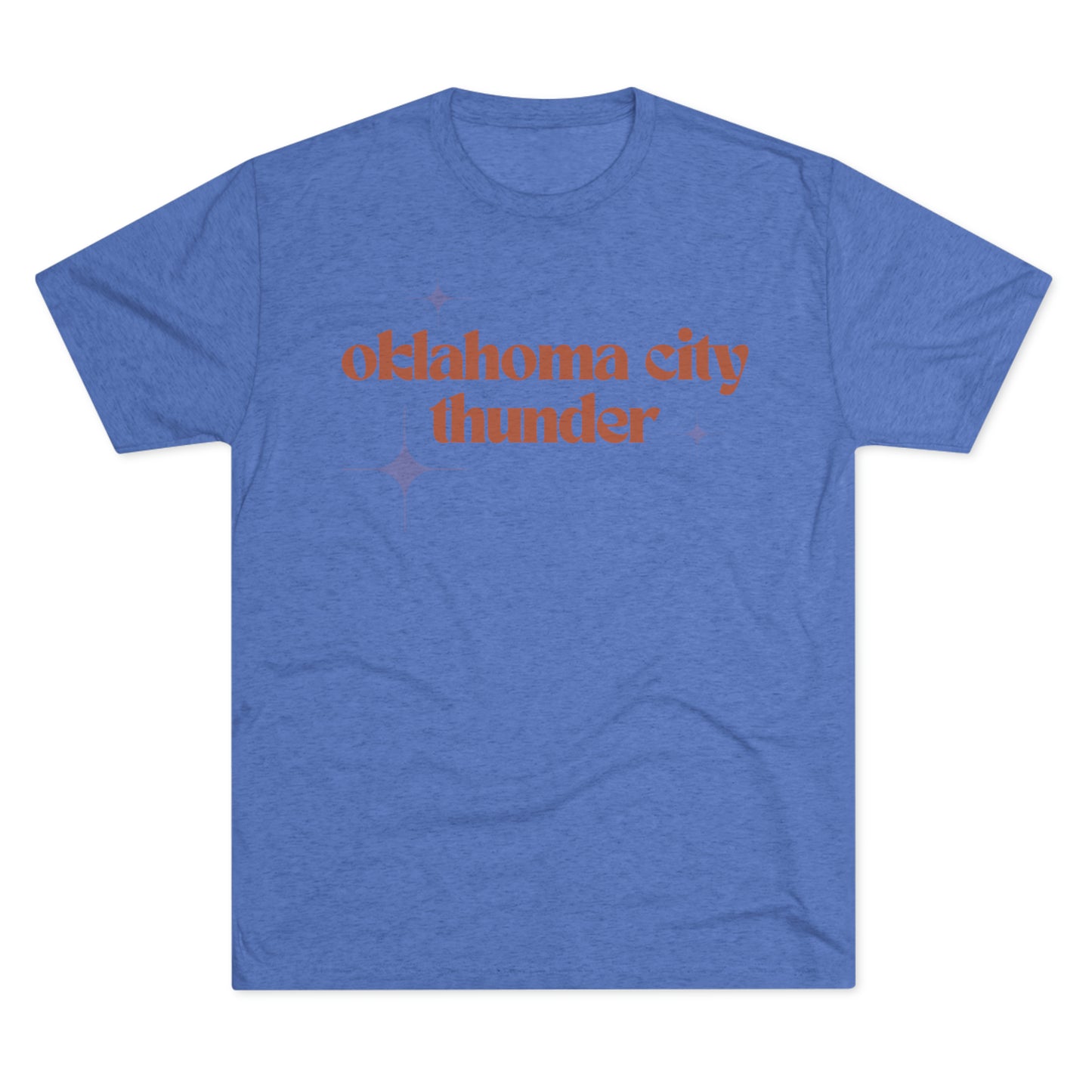 Oklahoma City Thunder Unisex Tri-Blend Crew Tee