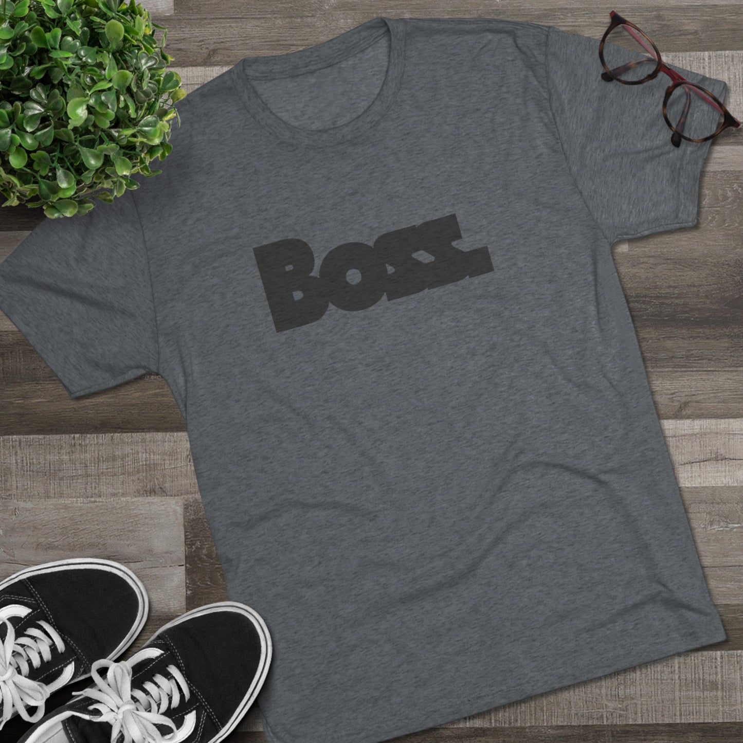 Boss Unisex Tri-Blend Crew Tee