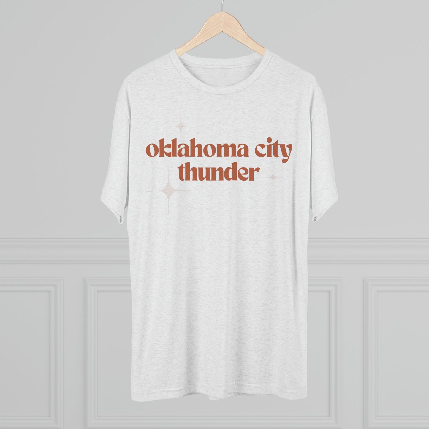 Oklahoma City Thunder Unisex Tri-Blend Crew Tee