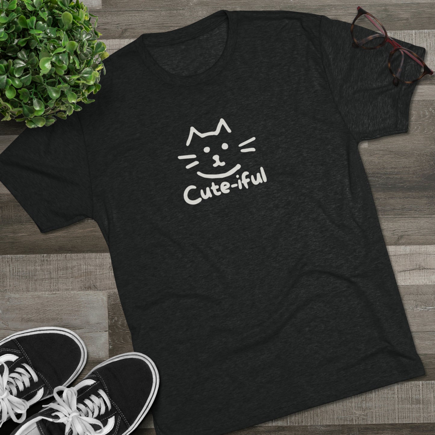 Nora the Cat Unisex Tri-Blend Crew Tee